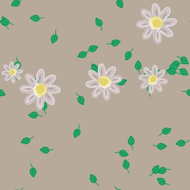 Çiçeksiz arka plan, vektör illüstrasyonu