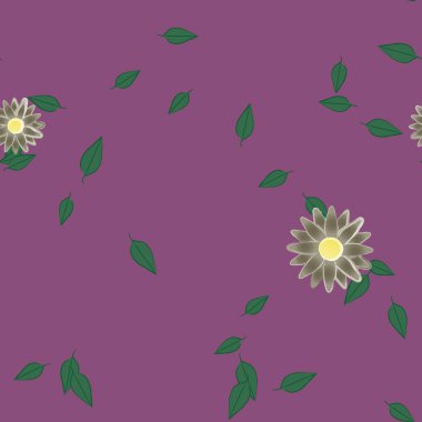 Çiçeksiz arka plan, vektör illüstrasyonu