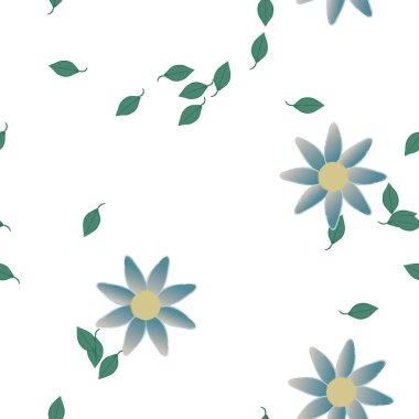 Çiçeksiz arka plan, vektör illüstrasyonu