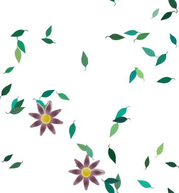 Çiçeksiz arka plan, vektör illüstrasyonu