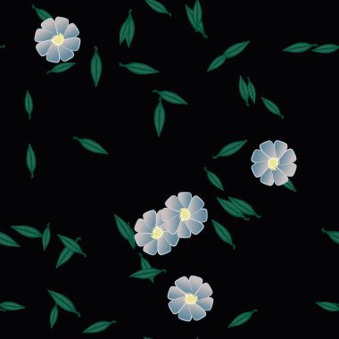 Çiçeksiz arka plan, vektör illüstrasyonu