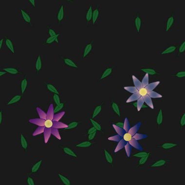 Çiçeksiz arka plan, vektör illüstrasyonu