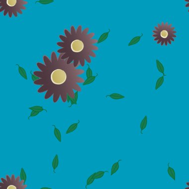 Çiçeksiz arka plan, vektör illüstrasyonu