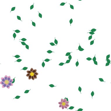 Çiçeksiz arka plan, vektör illüstrasyonu