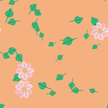 Çiçeksiz arka plan, vektör illüstrasyonu