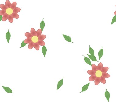 Çiçeksiz arka plan, vektör illüstrasyonu