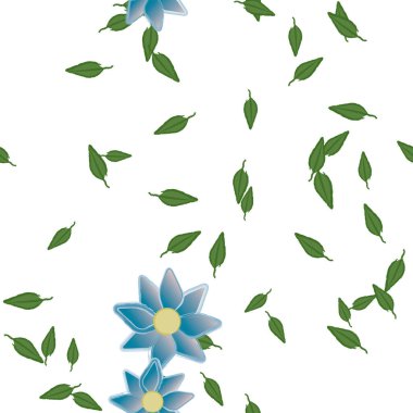 Çiçeksiz arka plan, vektör illüstrasyonu