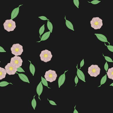 Çiçeksiz arka plan, vektör illüstrasyonu