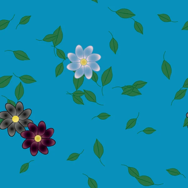 花の花びらのベクトル図の葉 花の背景 — ストックベクタ