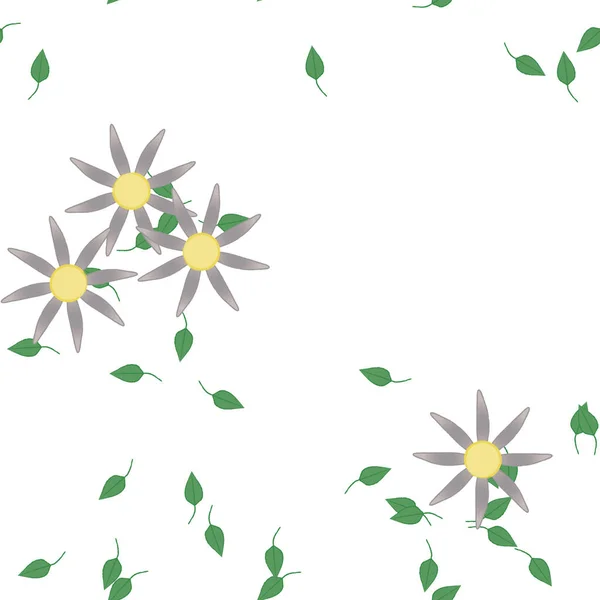 Beau Fond Floral Sans Couture Illustration Vectorielle — Image vectorielle