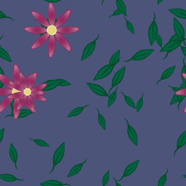 Çiçeksiz arka plan, vektör illüstrasyonu