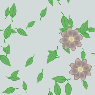 Çiçeksiz arka plan, vektör illüstrasyonu