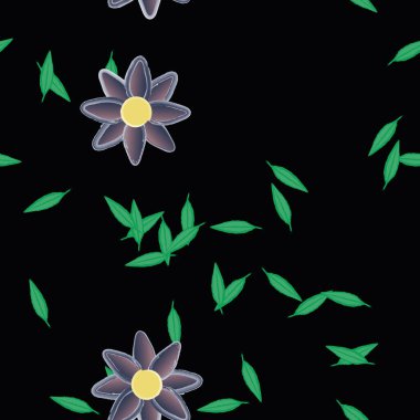 Çiçeksiz arka plan, vektör illüstrasyonu