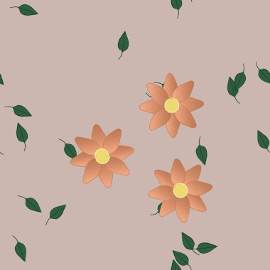 Çiçeksiz arka plan, vektör illüstrasyonu