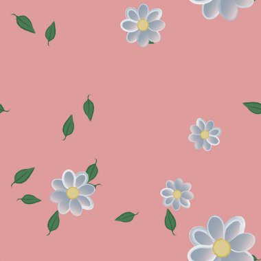 Çiçeksiz arka plan, vektör illüstrasyonu