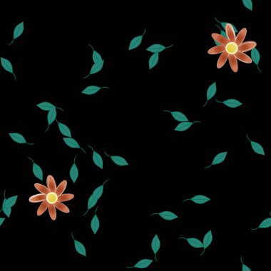 Çiçeksiz arka plan, vektör illüstrasyonu