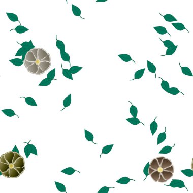 Çiçeksiz arka plan, vektör illüstrasyonu