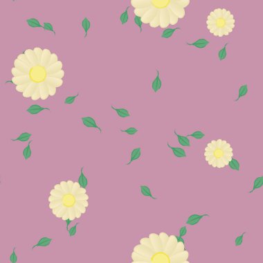 Çiçeksiz arka plan, vektör illüstrasyonu