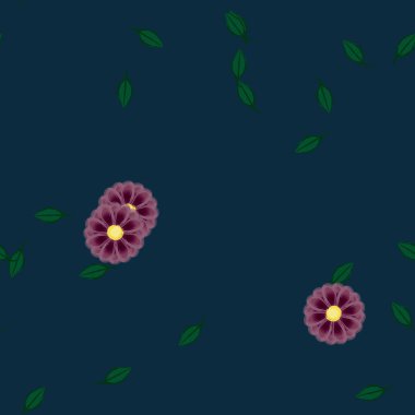 Çiçeksiz arka plan, vektör illüstrasyonu