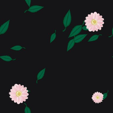 Çiçeksiz arka plan, vektör illüstrasyonu