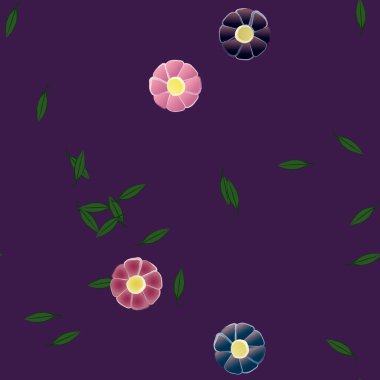 Çiçeksiz arka plan, vektör illüstrasyonu