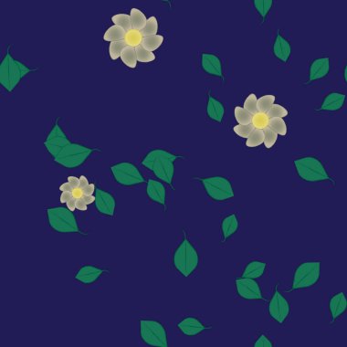 Çiçeksiz arka plan, vektör illüstrasyonu