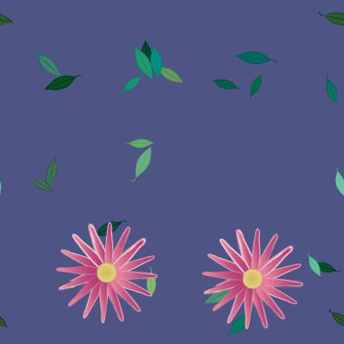 Çiçeksiz arka plan, vektör illüstrasyonu