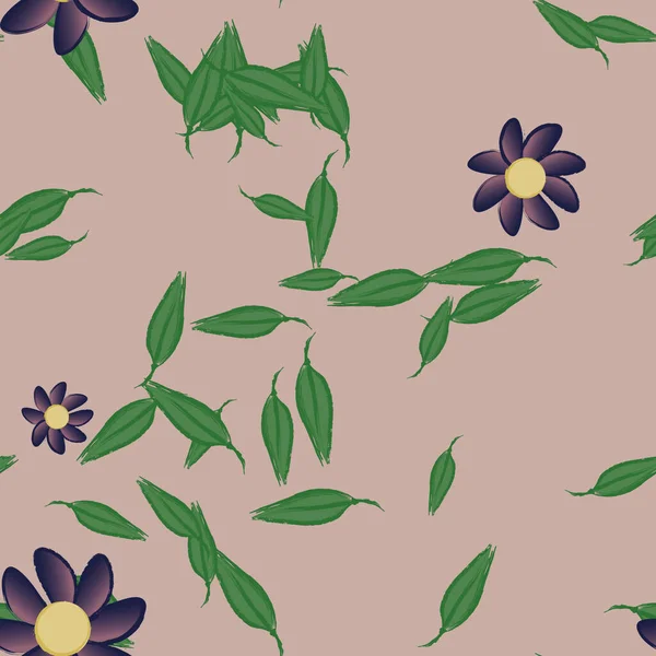 Yaprakları pürüzsüz arkaplan, vektör illüstrasyonu