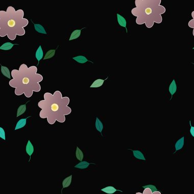 Çiçeksiz arka plan, vektör illüstrasyonu