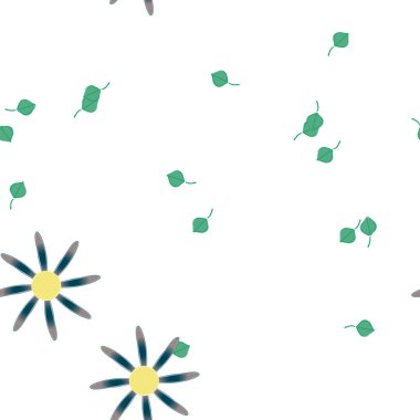 Yaprakları pürüzsüz arkaplan, vektör illüstrasyonu