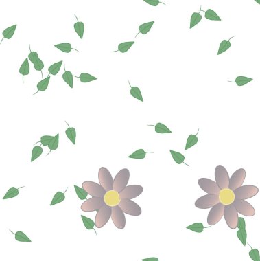 Çiçeksiz arka plan, vektör illüstrasyonu