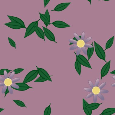 Çiçeksiz arka plan, vektör illüstrasyonu