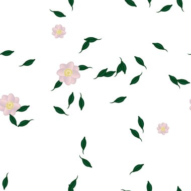 Çiçeksiz arka plan, vektör illüstrasyonu