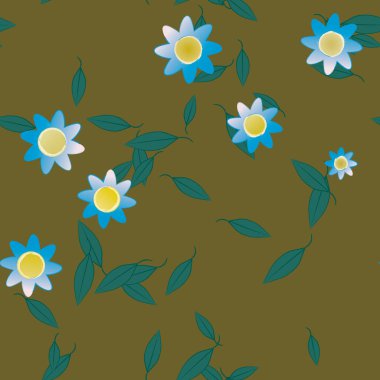 Çiçeksiz arka plan, vektör illüstrasyonu