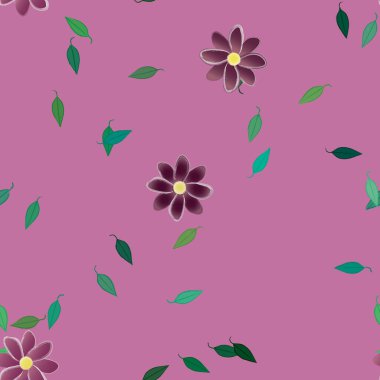 Çiçeksiz arka plan, vektör illüstrasyonu