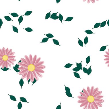 Çiçeksiz arka plan, vektör illüstrasyonu