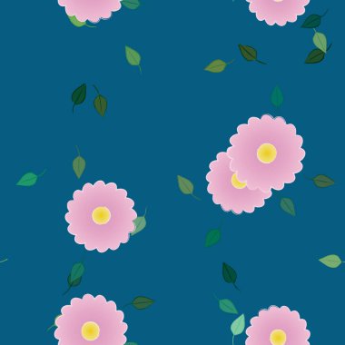 Çiçeksiz arka plan, vektör illüstrasyonu