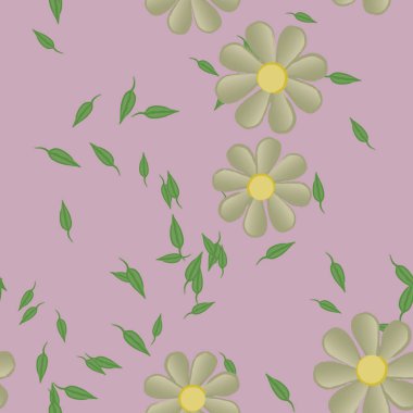 Çiçeksiz arka plan, vektör illüstrasyonu