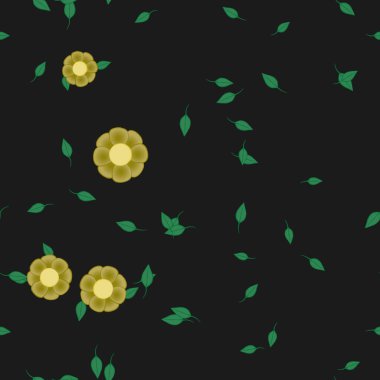 Çiçeksiz arka plan, vektör illüstrasyonu