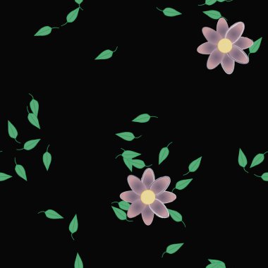 Çiçeksiz arka plan, vektör illüstrasyonu