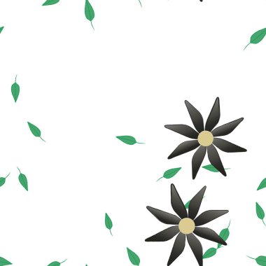 Çiçeksiz arka plan, vektör illüstrasyonu