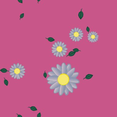 Çiçeksiz arka plan, vektör illüstrasyonu