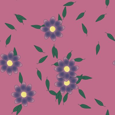 Çiçeksiz arka plan, vektör illüstrasyonu