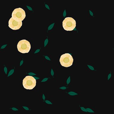 Çiçeksiz arka plan, vektör illüstrasyonu