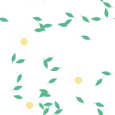 Çiçeksiz arka plan, vektör illüstrasyonu