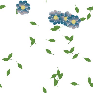 Çiçeksiz arka plan, vektör illüstrasyonu