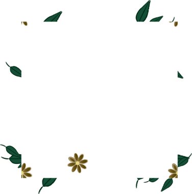 Çiçeksiz arka plan, vektör illüstrasyonu