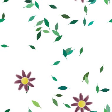 Çiçeksiz arka plan, vektör illüstrasyonu