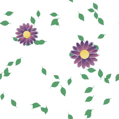 Çiçeksiz arka plan, vektör illüstrasyonu