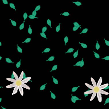 Çiçeksiz arka plan, vektör illüstrasyonu